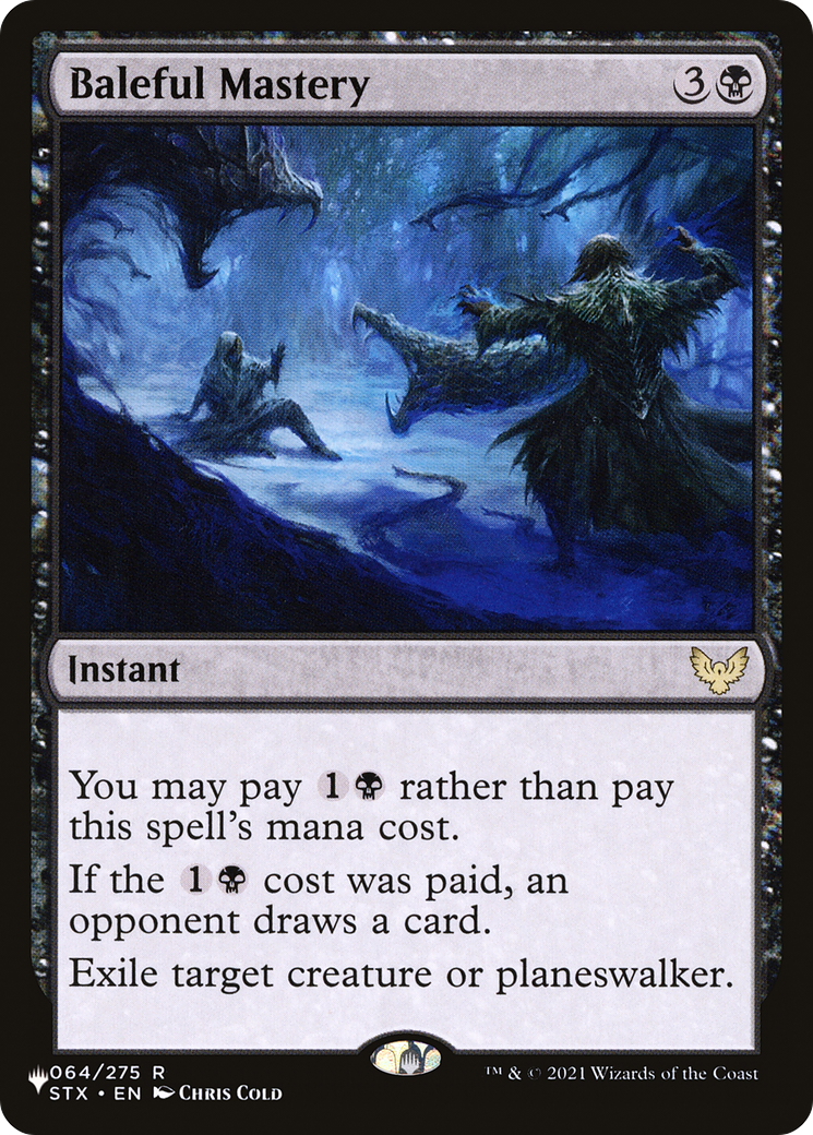 Baleful Mastery (LIST-064/275)  - The List