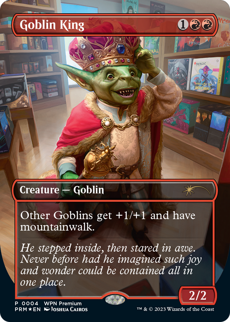 Goblin King (WPN-004)  Foil - Wizards Play Network 2024 (Borderless)
