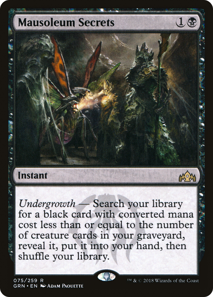 Mausoleum Secrets (GRN-075)  - Guilds of Ravnica