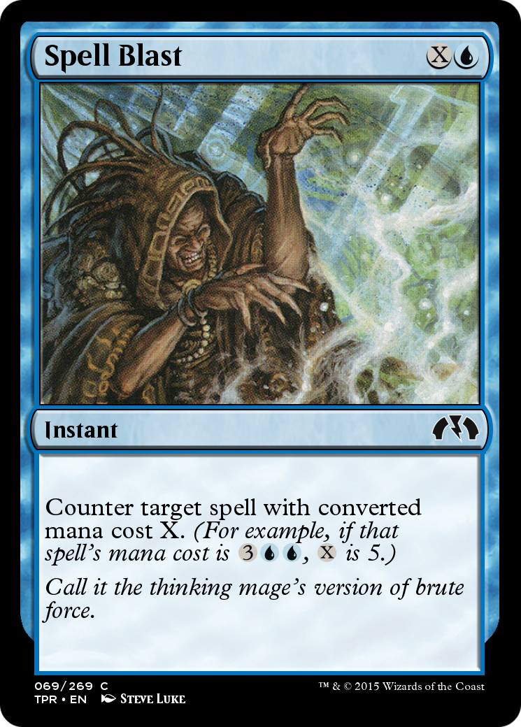 Spell Blast (TPR-069)  Foil - Tempest Remastered