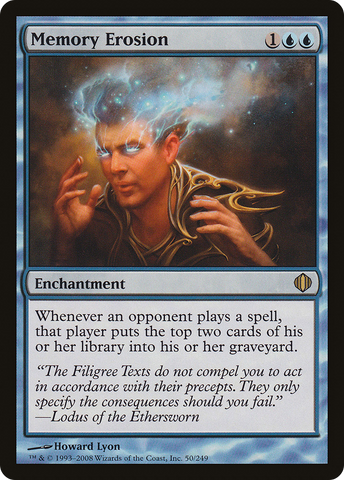 Memory Erosion (ALA-050)  Foil - Shards of Alara