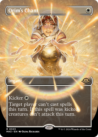 Orim's Chant (Borderless) (MH3-323)  Foil - Modern Horizons 3