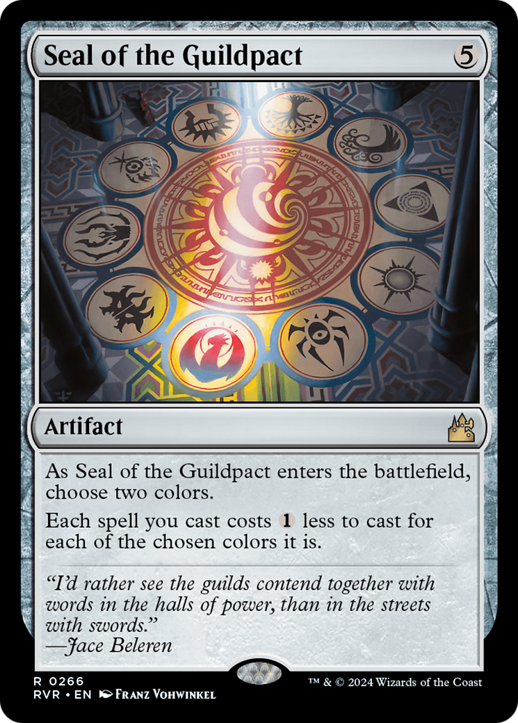 Seal of the Guildpact (RVR-266)  Foil - Ravnica Remastered