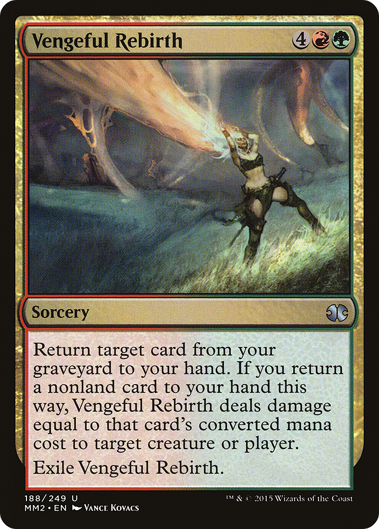 Vengeful Rebirth (MM2-188)  Foil - Modern Masters 2015