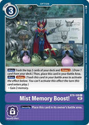 Mist Memory Boost! (BT8-108) - New Awakening