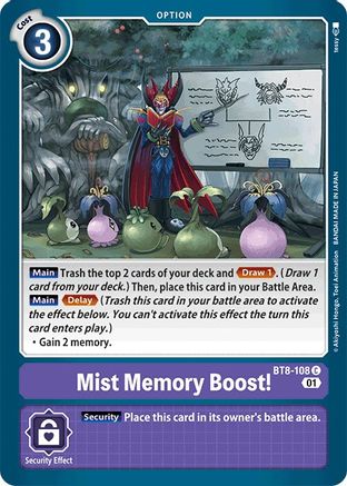 Mist Memory Boost! (BT8-108) - New Awakening