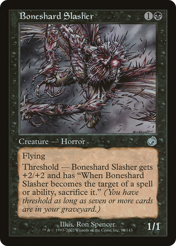 Boneshard Slasher (TOR-050)  Foil - Torment