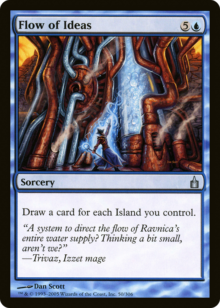 Flow of Ideas (RAV-050)  - Ravnica: City of Guilds