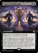 Court of Locthwain (Extended Art) (WOC-031)  - Wilds of Eldraine Commander: (Extended Art)