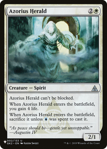 Azorius Herald (LIST-GK2-2)  - The List