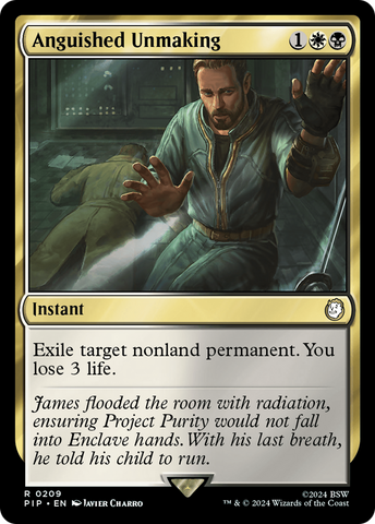 Anguished Unmaking (PIP-209)  Foil - Fallout