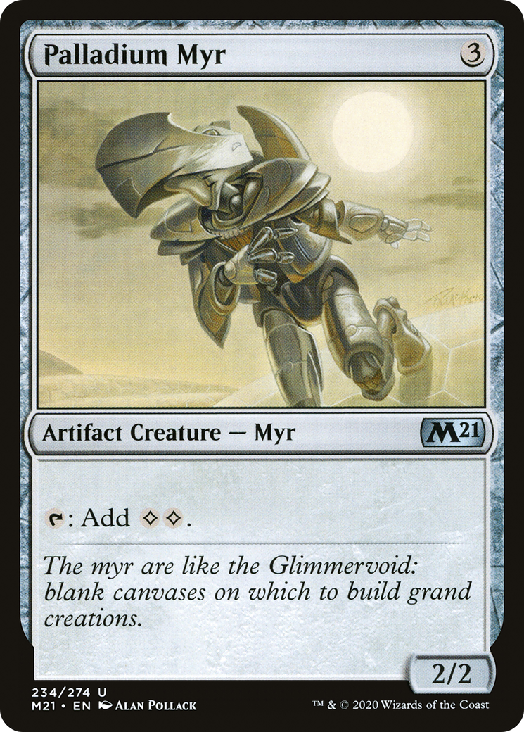 Palladium Myr (M21-234)  Foil - Core Set 2021
