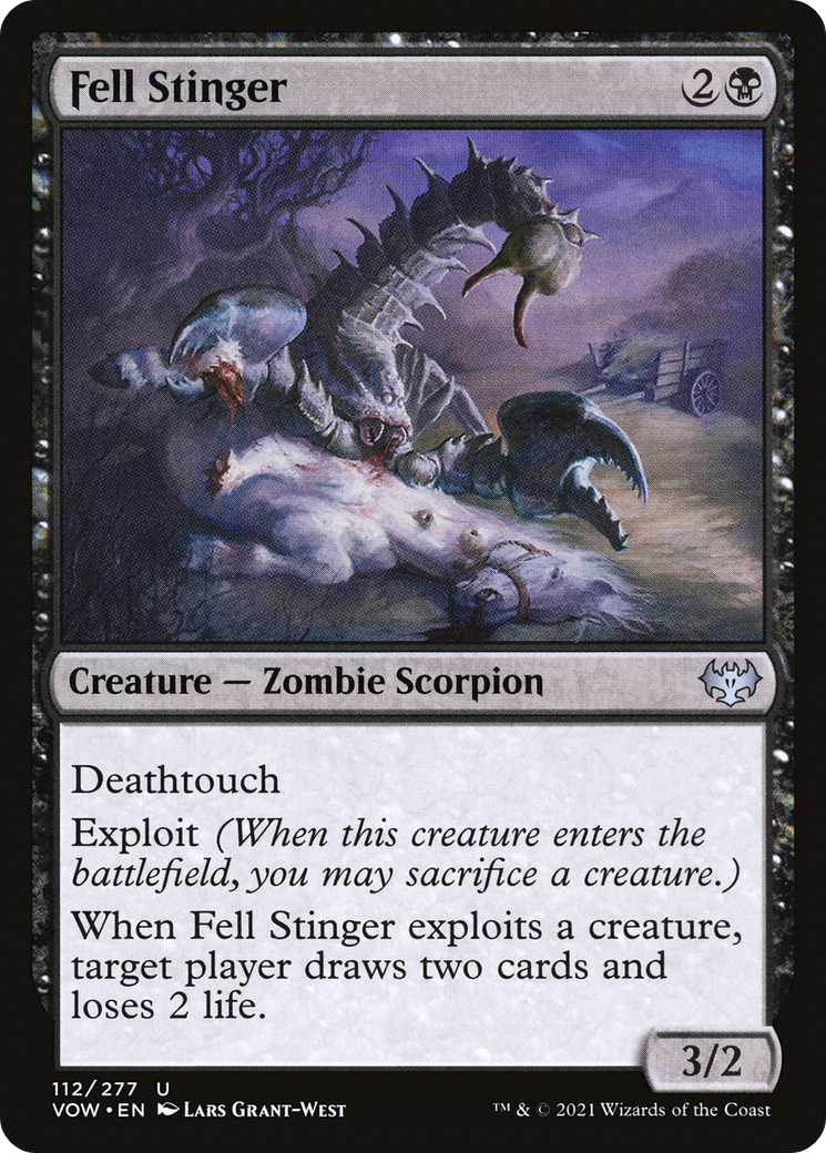 Fell Stinger (VOW-112)  Foil - Innistrad: Crimson Vow