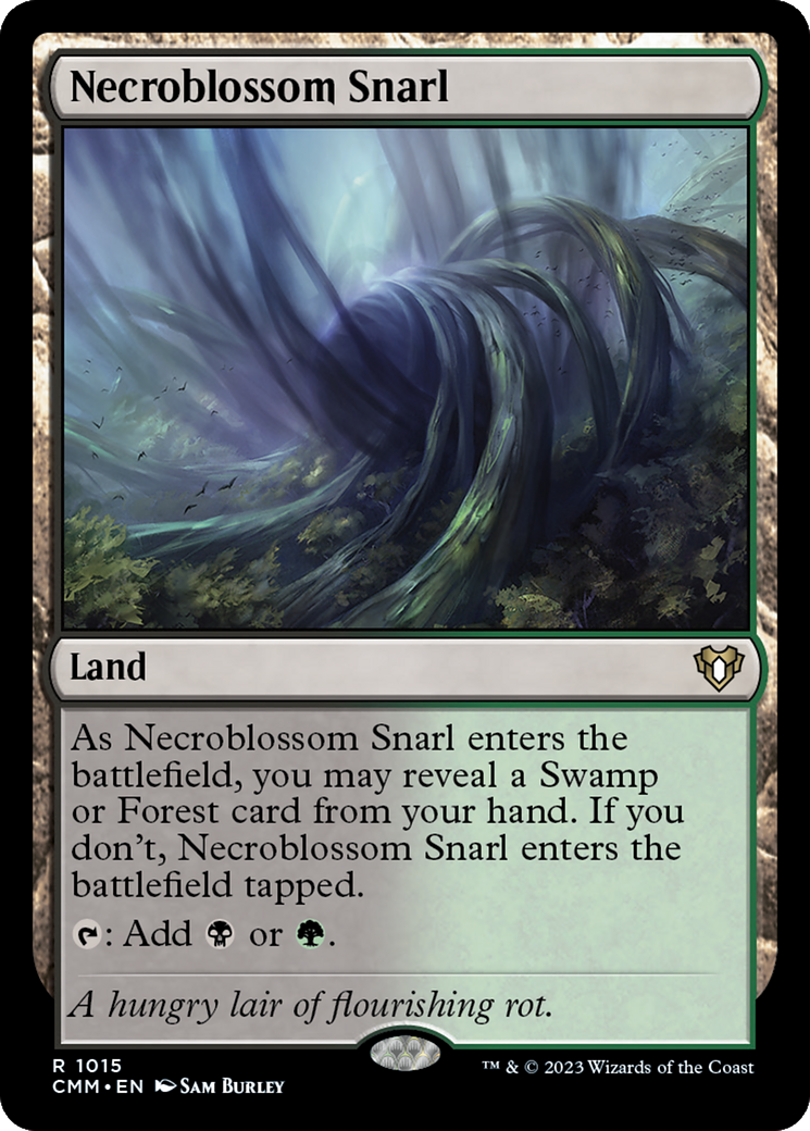 Necroblossom Snarl (CMM-1015)  - Commander Masters
