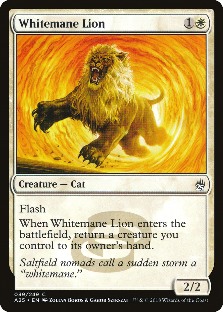 Whitemane Lion (A25-039)  - Masters 25
