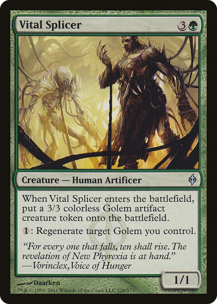 Vital Splicer (NPH-126)  Foil - New Phyrexia