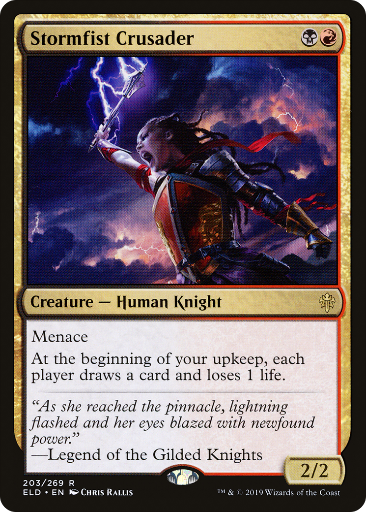 Stormfist Crusader (ELD-203)  - Throne of Eldraine