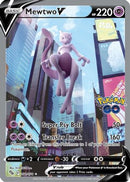 Mewtwo V (Alternate Full Art) 072/078  - Holofoil Pokemon GO - Ultra Rare