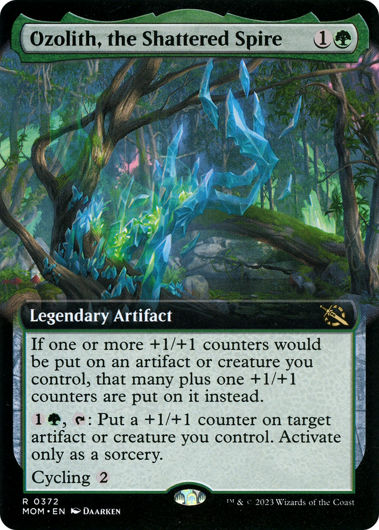 Ozolith, the Shattered Spire (Extended Art) (MOM-372)  - March of the Machine: (Extended Art)