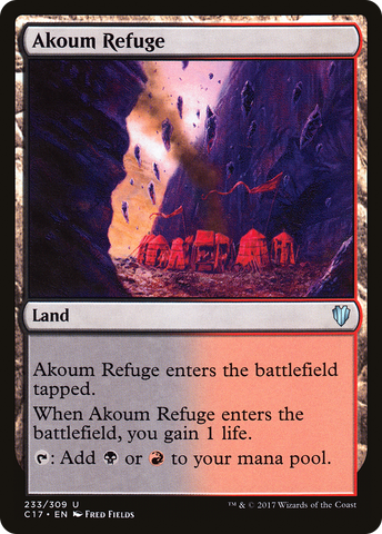Akoum Refuge (C17-233)  - Commander 2017