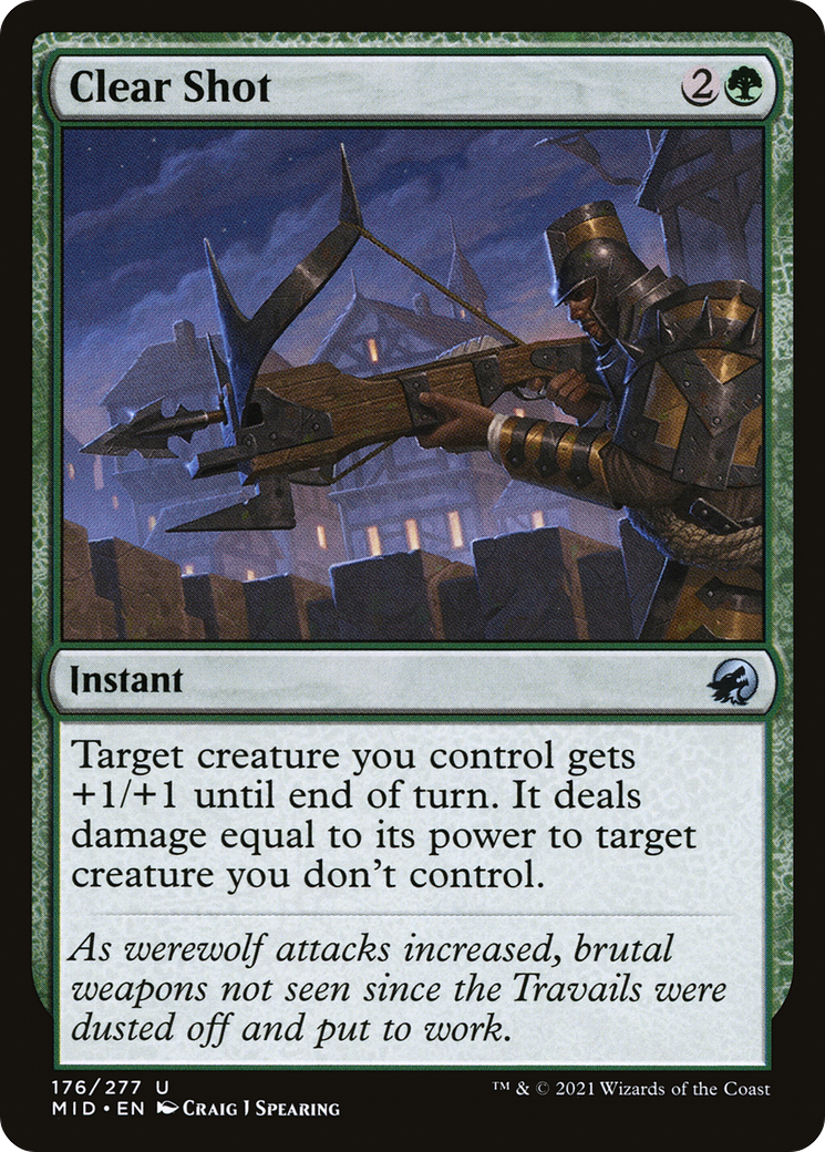 Clear Shot (MID-176)  - Innistrad: Midnight Hunt