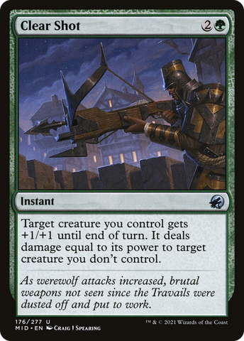 Clear Shot (MID-176)  - Innistrad: Midnight Hunt