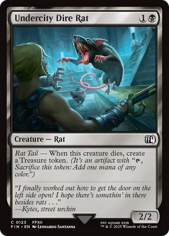 Undercity Dire Rat (FIN-123) - FINAL FANTASY Foil