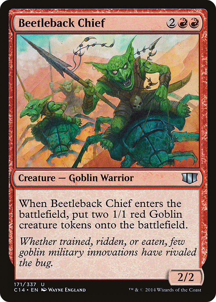 Beetleback Chief (C14-171)  - Commander 2014