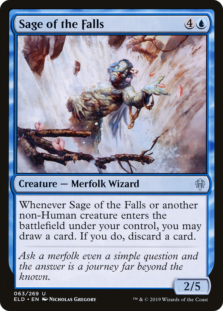 Sage of the Falls (ELD-063)  - Throne of Eldraine