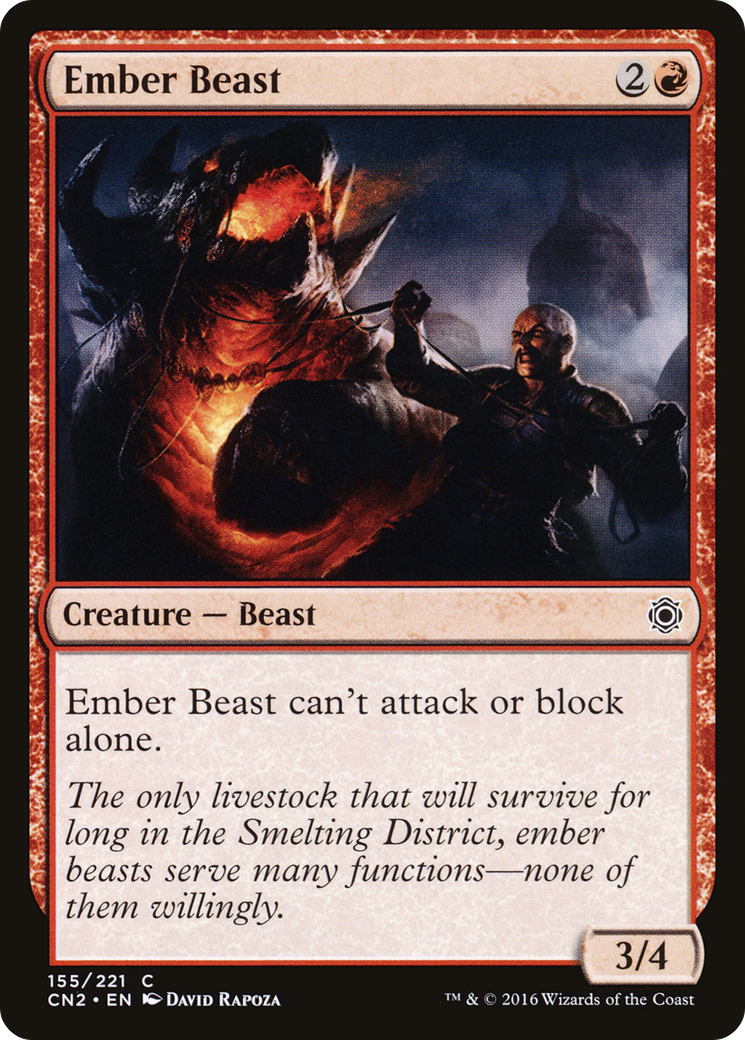 Ember Beast (CN2-155)  - Conspiracy: Take the Crown