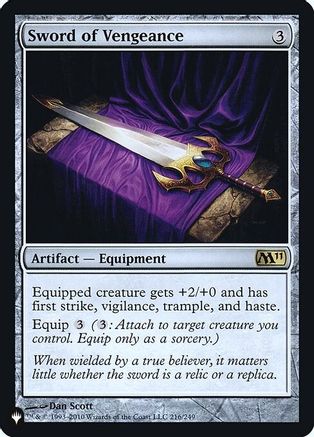 Sword of Vengeance (LIST-216)  Foil - The List Reprints