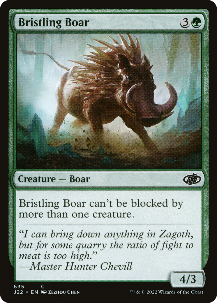 Bristling Boar (J22-635)  - Jumpstart 2022