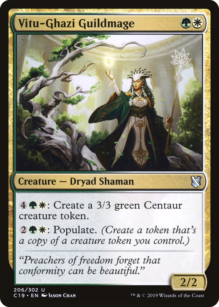 Vitu-Ghazi Guildmage (C19-206)  - Commander 2019