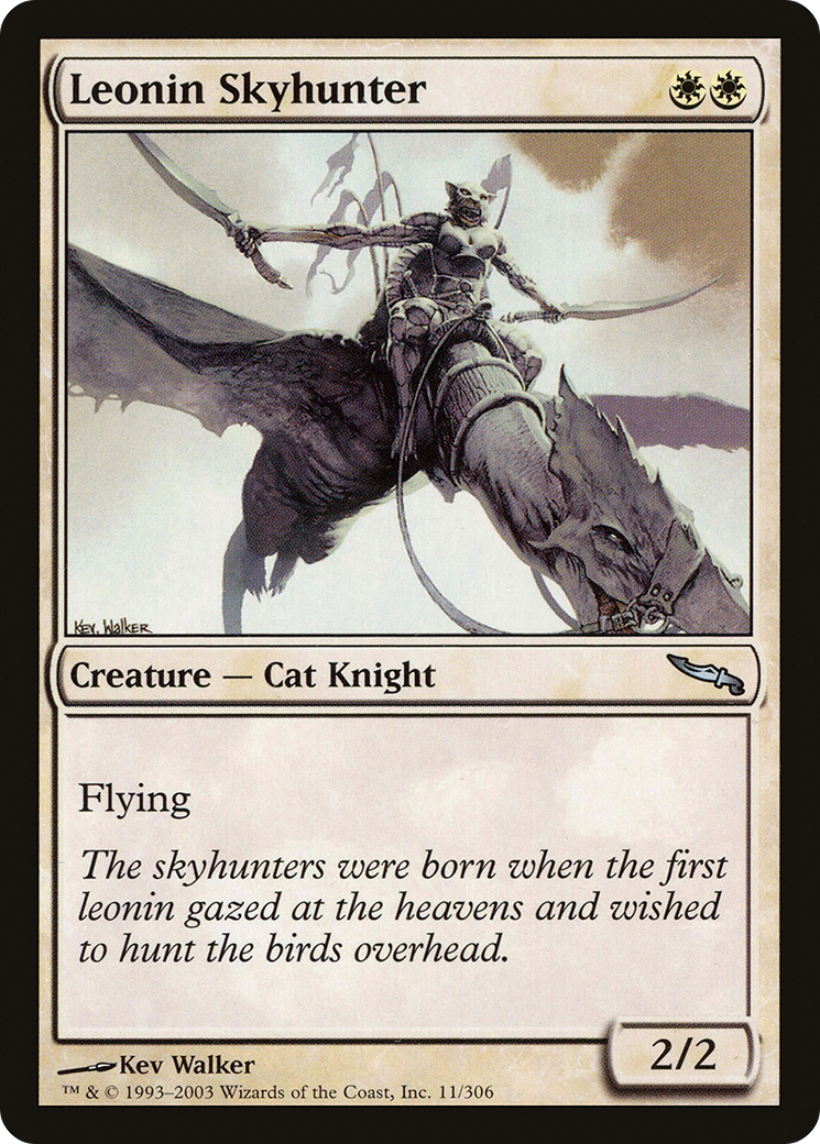 Leonin Skyhunter (MRD-011)  Foil - Mirrodin
