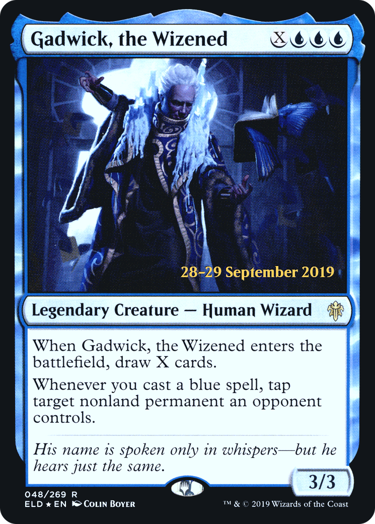 Gadwick, the Wizened (PRE-48S) - Throne of Eldraine Promos Foil