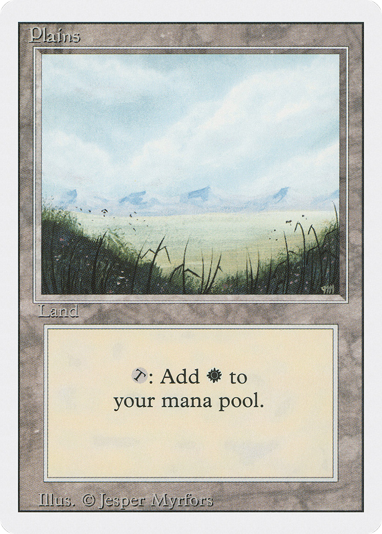 Plains (A) (3ED-293)  - Revised Edition