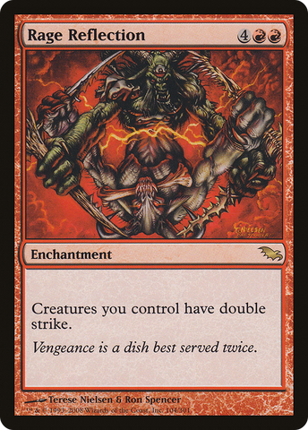 Rage Reflection (SHM-104)  Foil - Shadowmoor