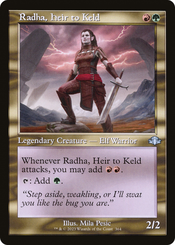 Radha, Heir to Keld (Retro Frame) (DMR-364)  Foil - Dominaria Remastered