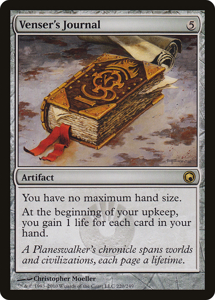 Venser's Journal (SOM-220)  - Scars of Mirrodin