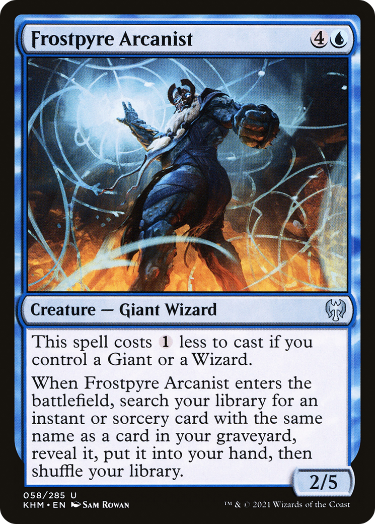 Frostpyre Arcanist (KHM-058)  - Kaldheim
