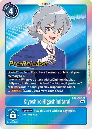 Kiyoshiro Higashimitarai [BT9-086] [X Record Pre-Release Promos]