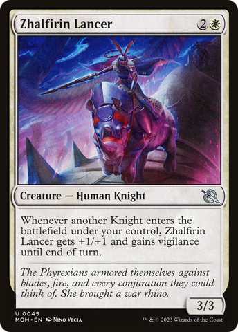 Zhalfirin Lancer (MOM-045)  - March of the Machine