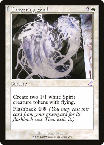 Lingering Souls (TSR-296)  Foil - Time Spiral Remastered: (tombstone)
