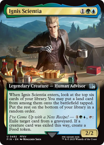 Ignis Scientia (Extended Art) (FIN-492)  Foil - FINAL FANTASY: (Extended Art)