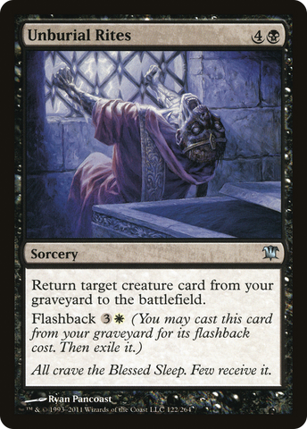 Unburial Rites (ISD-122)  Foil - Innistrad
