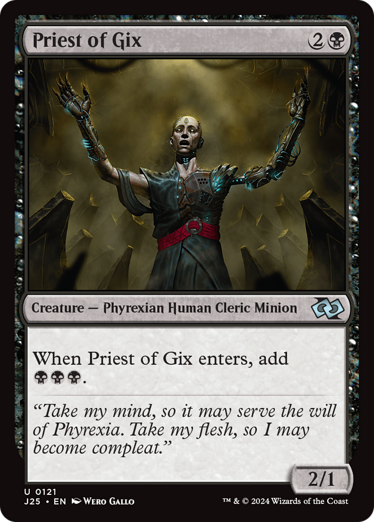 Priest of Gix (J25-121)  - Foundations Jumpstart