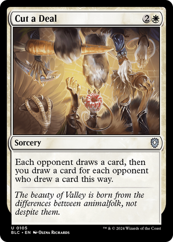 Cut a Deal (BLC-105)  - Bloomburrow Commander