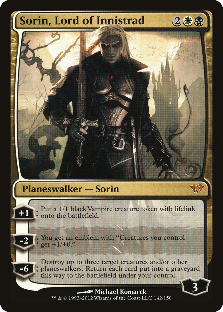 Sorin, Lord of Innistrad (DKA-142)  Foil - Dark Ascension