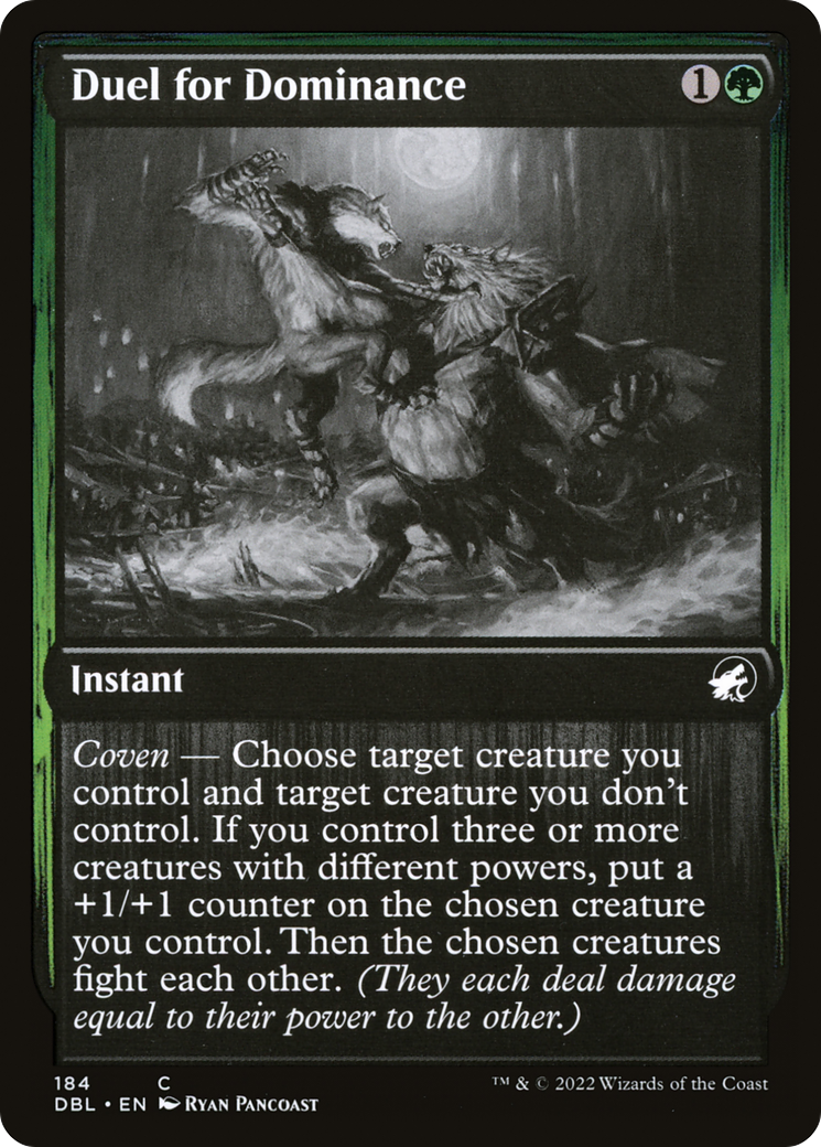 Duel for Dominance (DBL-184)  Foil - Innistrad: Double Feature