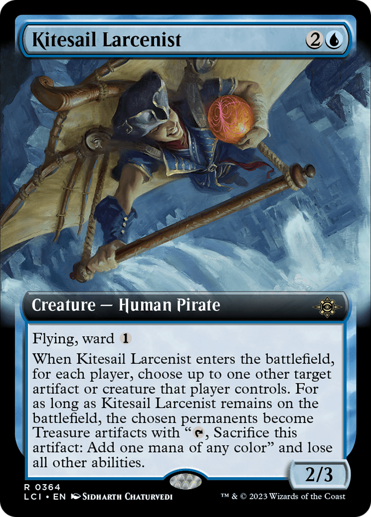 Kitesail Larcenist (Extended Art) (LCI-364)  Foil - The Lost Caverns of Ixalan: (Extended Art)
